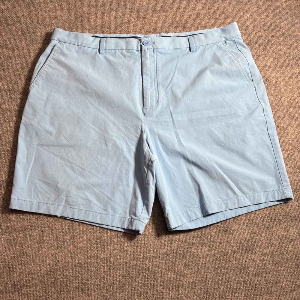 Vineyard Vines‎ Performance Shorts Mens 42 Light Blue Stretch Golf Chino